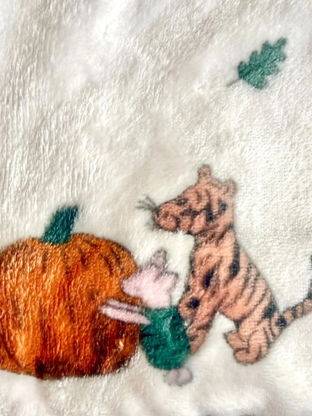 NEW Pooh Bear Collection Winnie The Pooh Baby Blanket Fall Pumpkin 30